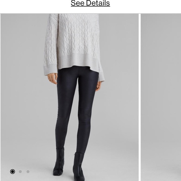 Club Monaco Faux Suede Leggings - Picture 3 of 5